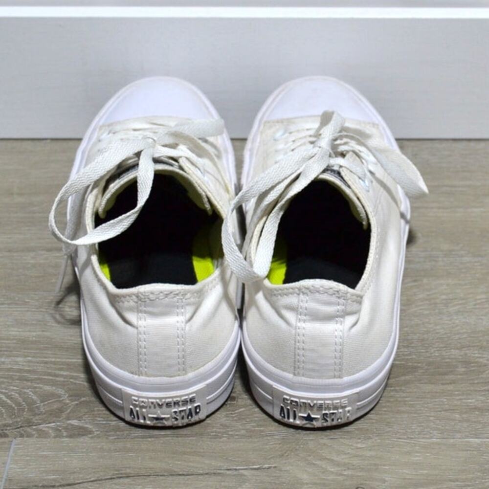 Converse All Star Chuck Taylor Unisex White Sneakers Men's 6.5 Woman's 8.5 - Picture 4 of 9
